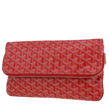 Pochette Goyard  Sainte Marie en toile Goyardine rouge
