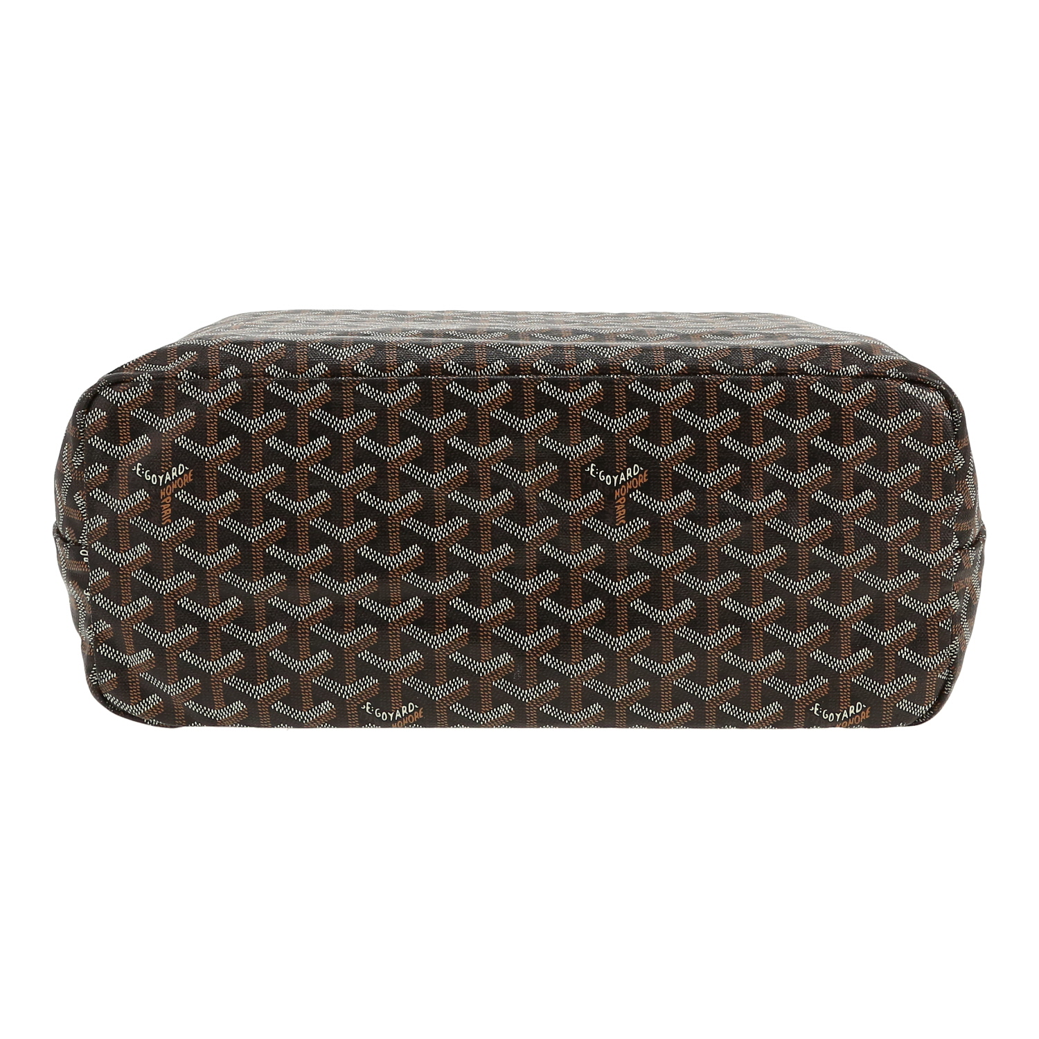 Goyard Saint-Louis tote bag in black Goyardine canvas and black leather - Detail D1