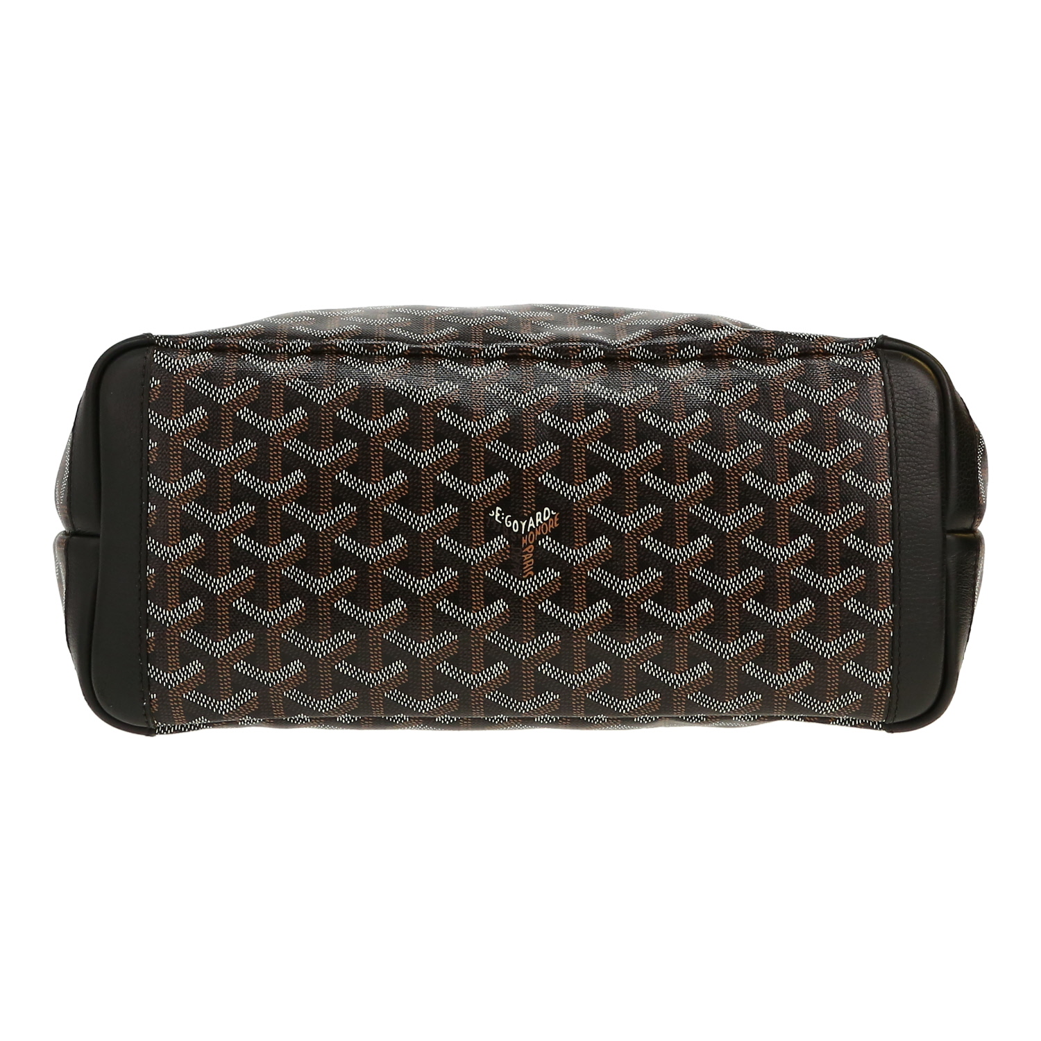 Bolso tipo cabas Goyard «Artois» de lona Goyardine negra y piel negra - Detail D1