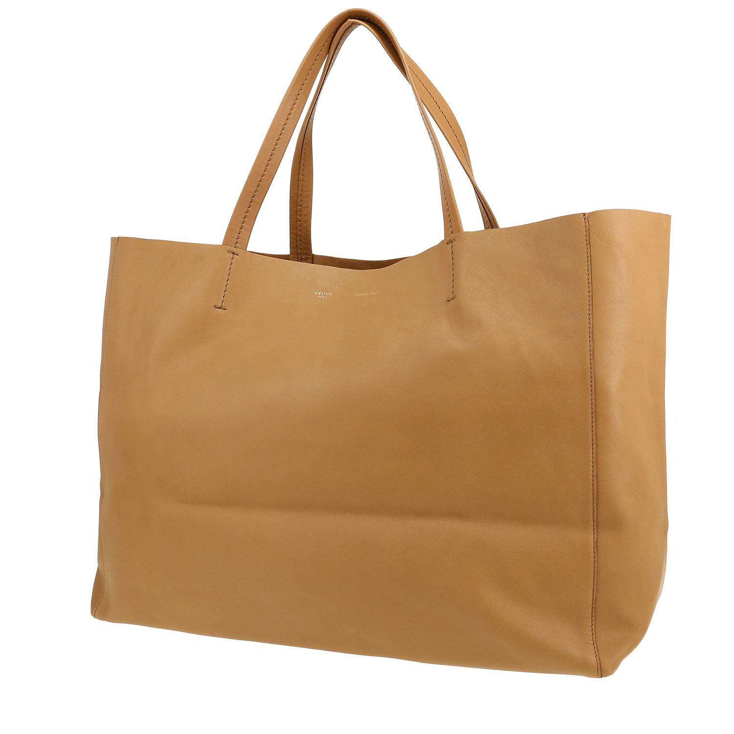 Sac cabas Celine  Horizontal en cuir beige