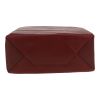 Celine  Vertical shopping bag  in burgundy leather - Detail D1 thumbnail