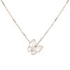 Collier Van Cleef 
Arpels Deux Papillons en or rose, nacre et diamants - 00pp thumbnail
