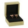 Van Cleef 
Arpels Deux Papillons earrings in yellow gold, mother of pearl and diamonds - Detail D2 thumbnail