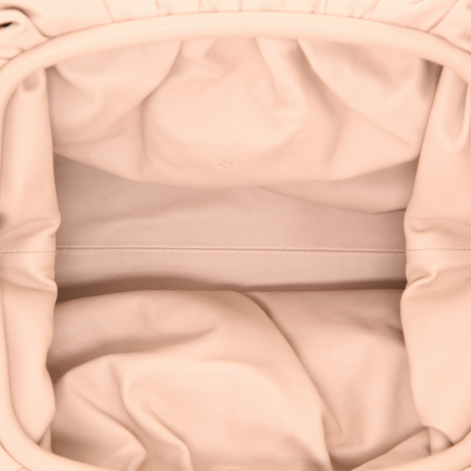 Pochette Bottega Veneta  Pouch in pelle beige - Detail D3