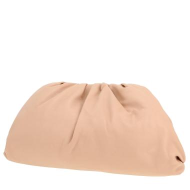 Bolsito de mano Bottega Veneta  Pouch en cuero beige