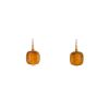 Paire de boucles d'oreilles Pomellato Nudo Classic en or rose, or blanc et citrine - 00pp thumbnail