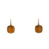Paire de boucles d'oreilles Pomellato Nudo Classic en or rose, or blanc et citrine - 360 thumbnail