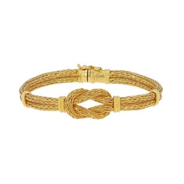 Lalaounis Hercules Knot bracelet in yellow gold