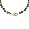 Collana Dinh Van Menottes R15 in oro giallo e hematite - 00pp thumbnail