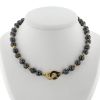 Collier Dinh Van Menottes R15 en or jaune et hématite - 360 thumbnail