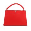 Sac à main Louis Vuitton  Capucines en cuir taurillon clémence rouge - 360 thumbnail