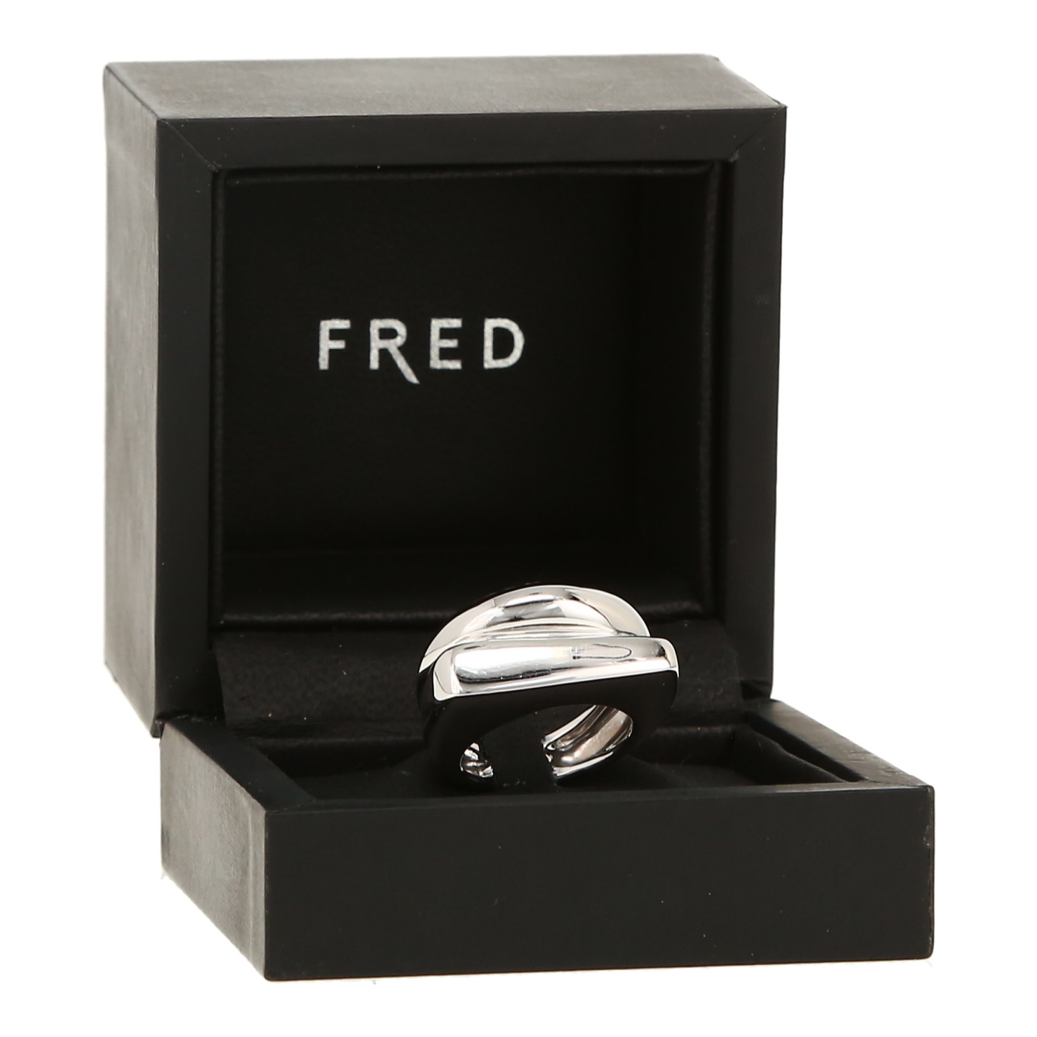 Fred Success large model ring in white gold - Detail D2
