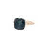 Pomellato Nudo Maxi ring in pink gold, white gold and topaz - 00pp thumbnail