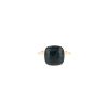 Pomellato Nudo Maxi ring in pink gold, white gold and topaz - 360 thumbnail