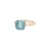 Pomellato Nudo Classic ring in pink gold, white gold and topaz - 00pp thumbnail