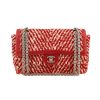 Sac à main Chanel  Timeless en lainage rouge et blanc - 360 thumbnail