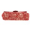 Bolso de mano Chanel  Timeless en tejido de lana rojo y blanco - Detail D1 thumbnail