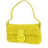 Fendi  Baguette handbag  in yellow canvas  and yellow leather - 00pp thumbnail
