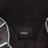 Fendi  Kan I shoulder bag  in black and green leather - Detail D2 thumbnail