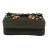 Borsa a tracolla Fendi  Baguette in pelle verde kaki e pelle marrone - Detail D1 thumbnail