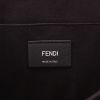 Borsa a tracolla Fendi  Kan I in pelle nera, marrone beige e color talpa - Detail D2 thumbnail