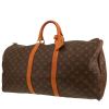 Sac de voyage Louis Vuitton  Keepall 55 en toile monogram marron et cuir naturel - 00pp thumbnail