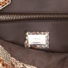 Fendi  Peekaboo handbag  in beige, red and green python - Detail D2 thumbnail