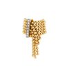 Flexible Cartier Draperie ring in yellow gold and diamonds - 00pp thumbnail