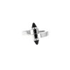 Bague Cartier Menotte en or blanc et onyx - 360 thumbnail