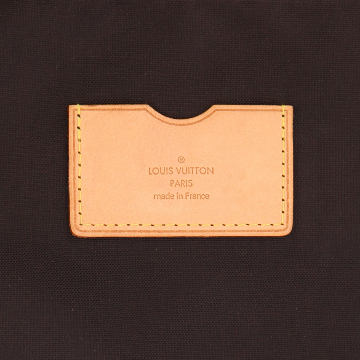 Louis Vuitton  Pegase rigid suitcase  monogram canvas  and beige natural leather - Detail D2