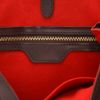 Sac à main Louis Vuitton  Hampstead en toile damier ébène et cuir marron - Detail D2 thumbnail