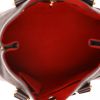 Borsa Louis Vuitton  Hampstead in tela a scacchi ebana e pelle marrone - Detail D3 thumbnail