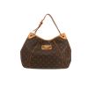 Sac à main Louis Vuitton  Galliera en toile monogram marron et cuir naturel - 360 thumbnail