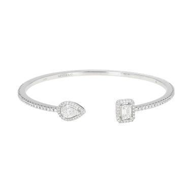 Bracciale Messika My Twin in oro bianco e diamanti