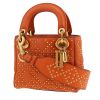 Borsa Dior  Lady Dior in pelle arancione - 00pp thumbnail