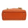 Borsa Dior  Lady Dior in pelle arancione - Detail D1 thumbnail