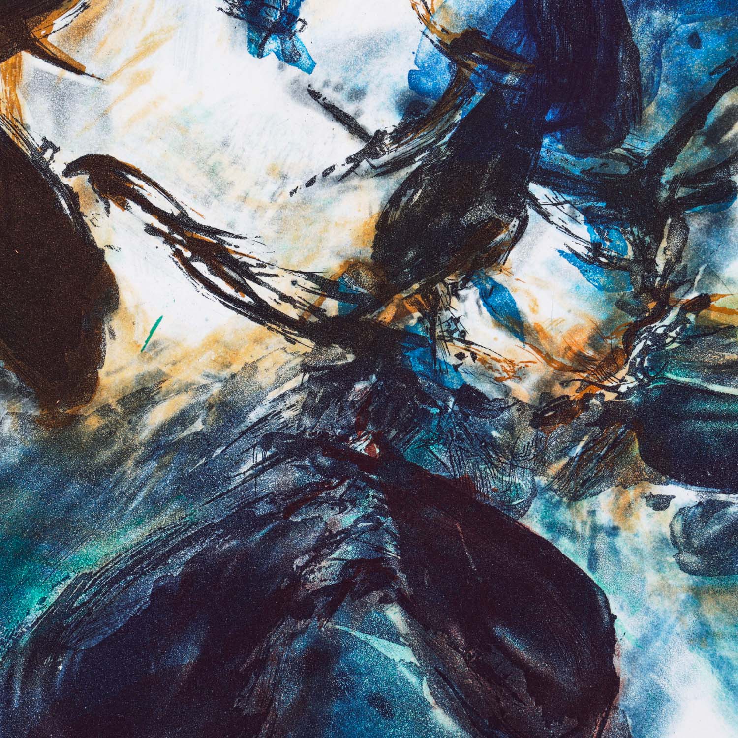 Zao Wou-Ki (1920-2013), Composition - 1978 - Detail D2