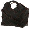 Sac à main Loewe  Woven en cuir tressé bleu-marine - 00pp thumbnail