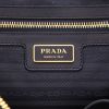 Sac à main Prada   en toile bleu-marine et cuir bleu-marine - Detail D2 thumbnail