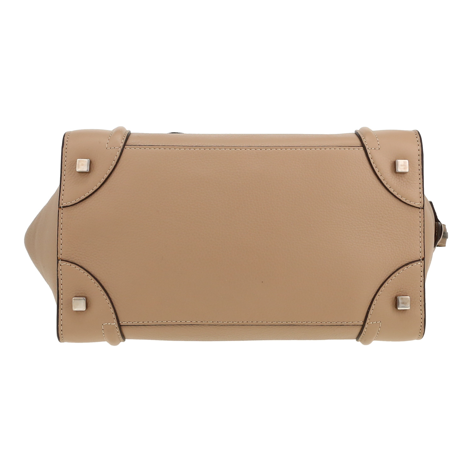 Borsa Celine  Luggage modello medio  in pelle color talpa - Detail D1