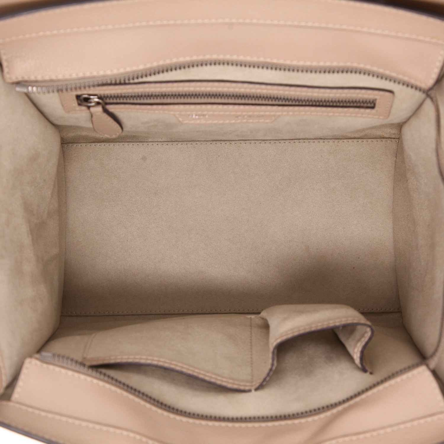 Borsa Celine  Luggage modello medio  in pelle color talpa - Detail D3
