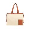 Loewe  Cushion shopping bag  in beige canvas  and brown leather - 360 thumbnail
