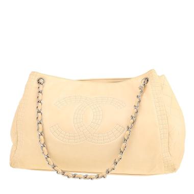 Sac à main Chanel   en cuir crème