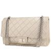 Chanel  2.55 shoulder bag  in silver quilted leather - 00pp thumbnail