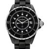 Orologio Chanel J12 in ceramica nera e acciaio Circa 2010 - 00pp thumbnail