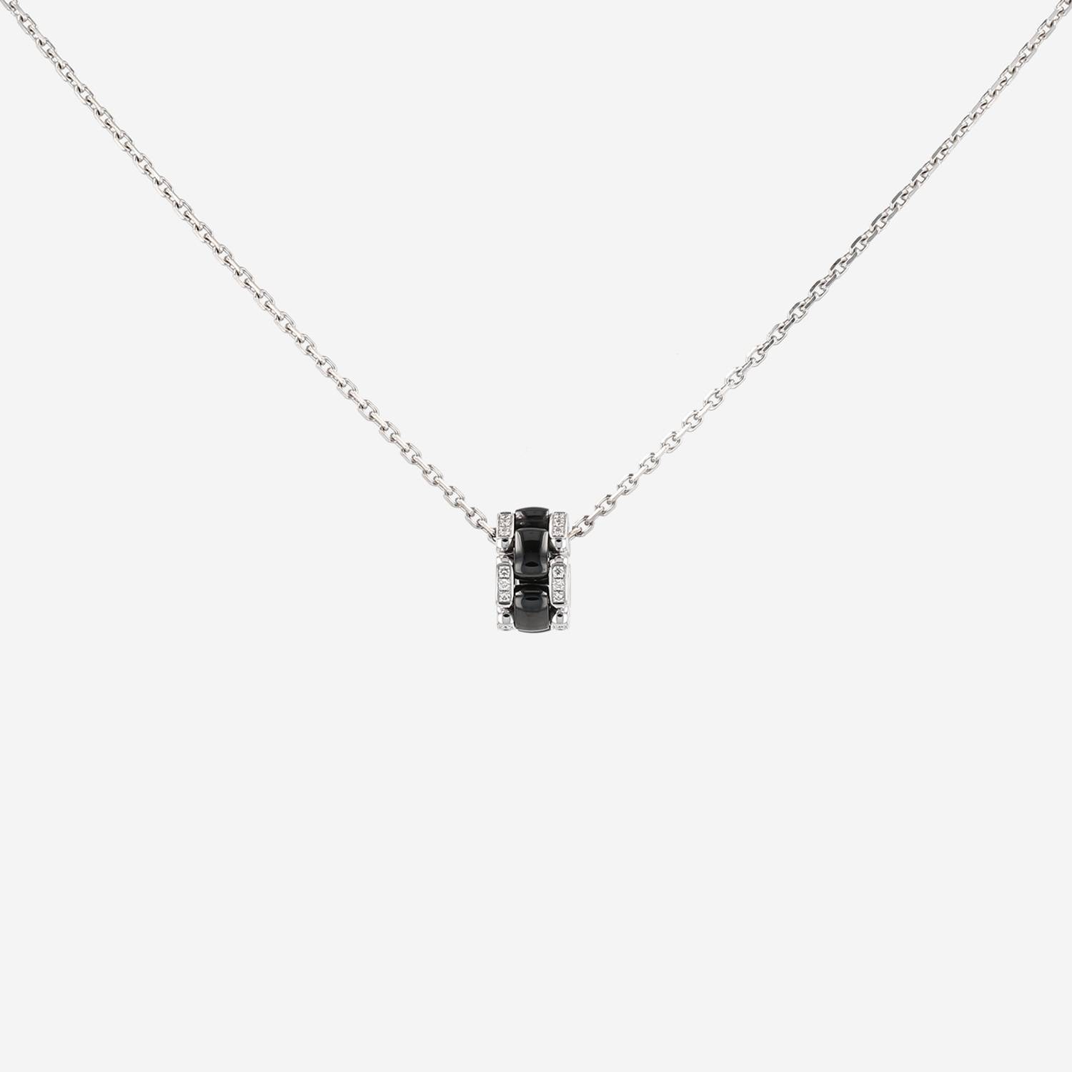 Chanel Ultra necklace in white gold, ceramic and diamonds