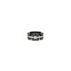 Sortija rígida Chanel Ultra de oro blanco, cerámica negro y diamantes - 360 thumbnail