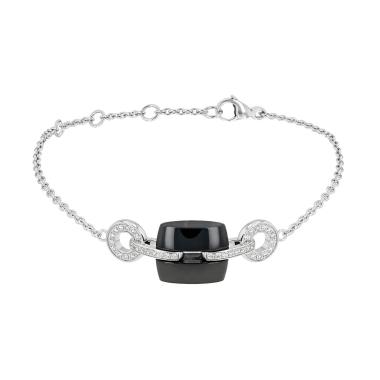 Chanel Ultra bracelet in white gold, ceramic and diamonds