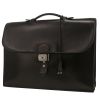 Porte-documents Hermès  Sac à dépêches en cuir box noir - 00pp thumbnail