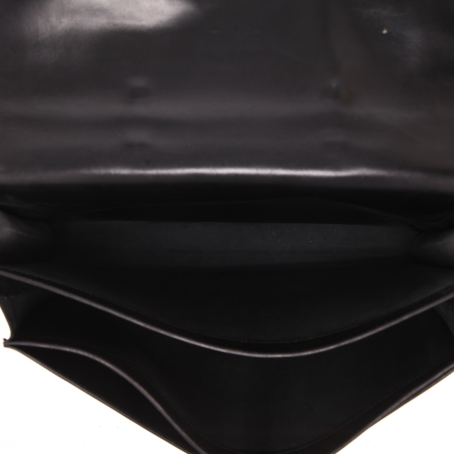 Borsa portadocumenti Hermès  Sac à dépêches in pelle box nera - Detail D3